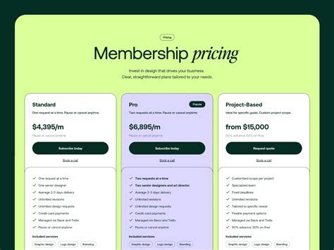 Membership Options